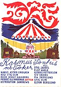 Rasmus Pontus och Toker 1956 poster Stig Järrel Elof Ahrle Hjördis Petterson Stig Olin Text: Astrid Lindgren Affischkonstnär: Olle Olsson Hagalund Musik: Bengt Hallberg Konstaffischer