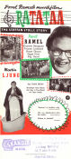 Ratataa 1956 poster Povel Ramel Martin Ljung Gunwer Bergquist Yvonne Lombard Hasse Ekman Musikaler