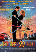 Rätt upp i 90-talet 1998 poster Brendan Fraser Alicia Silverstone Christopher Walken Hugh Wilson