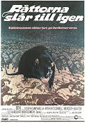Råttorna slår till igen 1972 poster Lee Montgomery Joseph Campanella Arthur O´Connell Phil Karlson