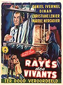 Rayés des vivants 1952 poster Daniel Ivernel