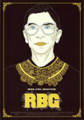 RBG 2018 poster Ruth Bader Ginsburg Ann Kittner Harryette Helsel Julie Cohen Politik