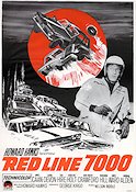 Red Line 7000 1965 poster James Caan Howard Hawks Bilar och racing