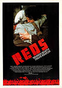Reds 1981 poster Robert Redford Warren Beatty