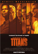 Remember the Titans 2000 poster Denzel Washington Ryan Gosling Will Patton Boaz Yakin Sport