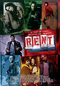 Rent 2005 poster Taye Diggs Wilson Jermaine Heredia Chris Columbus Musikaler