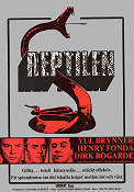 Reptilen 1972 poster Yul Brynner Henry Fonda Dirk Bogarde Henri Verneuil Ormar