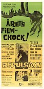 Repulsion 1965 poster Catherine Deneuve Ian Hendry John Fraser Roman Polanski