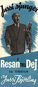 Resan till dej 1953 poster Jussi Björling Alice Babs Sven Lindberg Stig Olin