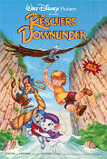 The Rescuers Down Under 1990 poster Bob Newhart Hendel Butoy Animerat Filmen från: Australia