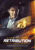 Retribution 2023 poster Liam Neeson Noma Dumezweni Lilly Aspell Nimrod Antal