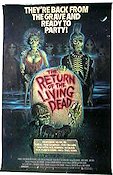 The Return of the Living Dead 1985 poster Clu Gulager