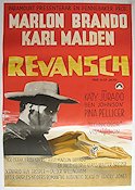 Revansch 1961 poster Karl Malden Pina Pellicer Slim Pickens Marlon Brando