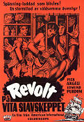 Revolt på vita slavskeppet 1963 poster Pier Angeli Silvio Amadio Damer