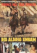 Rid aldrig ensam 1967 poster Terence Hill Bud Spencer Frank Wolff Giuseppe Colizzi