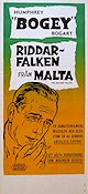 Riddarfalken från Malta 1941 poster Humphrey Bogart Mary Astor Gladys George Peter Lorre John Huston Film Noir