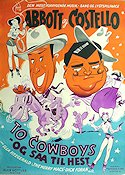 Ride ´Em Cowboy 1951 poster Abbott and Costello