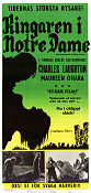 Ringaren i Notre Dame 1939 poster Charles Laughton Maureen O´Hara Cedric Hardwicke William Dieterle