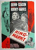 Ringmärkt 1963 poster Anthony Quinn Mickey Rooney Jackie Gleason Boxning