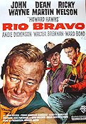 Rio Bravo 1959 poster John Wayne Dean Martin Ricky Nelson Howard Hawks