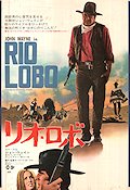 Rio Lobo 1970 poster John Wayne Jorge Rivero Jennifer O´Neill Howard Hawks