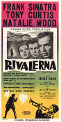 Rivalerna 1958 poster Frank Sinatra Tony Curtis Natalie Wood Delmer Daves