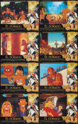 The Road to El Dorado 2000 lobbykort Kevin Kline Bibo Bergeron Animerat