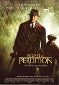 Road to Perdition 2002 poster Tom Hanks Tyler Hoechlin Rob Maxey Sam Mendes Maffia Från serier