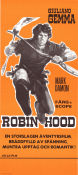 Robin Hood 1971 poster Giuliano Gemma Mark Damon Luis Davila Giorgio Ferroni Affischkonstnär: Walter Bjorne