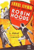 Robin Hoods äventyr 1938 poster Errol Flynn Michael Curtiz