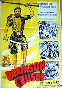 Robinson Crusoe 1954 poster Dan O´Herlihy Jaime Fernndez Felipe de Alba Luis Bunuel
