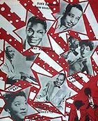 Rock n´Roll Revue 1955 poster Duke Ellington Nat King Cole Count Basie Dinah Washington Jazz