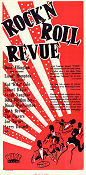 Rock n´Roll Revue 1955 poster Duke Ellington Nat King Cole Count Basie Dinah Washington Jazz Rock och pop