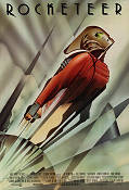 The Rocketeer 1991 poster Bill Campbell Timothy Dalton Jennifer Connelly Joe Johnston Från serier Art Deco