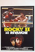 Rocky 2 1979 poster Talia Shire Burt Young Sylvester Stallone Boxning
