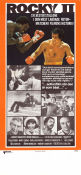 Rocky 2 1979 poster Talia Shire Burt Young Sylvester Stallone Boxning