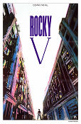 Rocky 5 1990 poster Sylvester Stallone Talia Shire Burt Young John G Avildsen Boxning