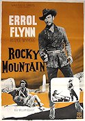 Rocky Mountain 1954 poster Errol Flynn Patrice Wymore