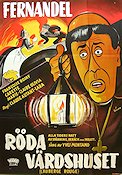 Röda värdshuset 1953 poster Fernandel