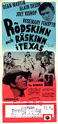Rödskinn och råskinn i Texas 1966 poster Dean Martin Alain Delon