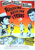 Rödskinn och råskinn i Texas 1966 poster Dean Martin Alain Delon