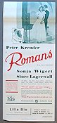 Romans 1941 poster Sonja Wigert Sture Lagerwall