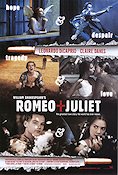 Romeo and Juliet 1996 poster Leonardo DiCaprio Claire Danes John Leguizamo Baz Luhrmann Text: William Shakespeare Romantik