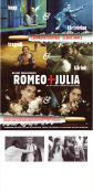 Romeo och Julia 1996 poster Leonardo DiCaprio Claire Danes John Leguizamo Baz Luhrmann Text: William Shakespeare Romantik