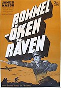 Rommel ökenräven 1952 poster James Mason Krig