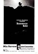 Rosemary´s Baby 1968 poster Mia Farrow John Cassavetes Ruth Gordon Roman Polanski Barn