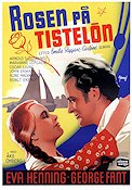 Rosen på Tistelön 1945 poster Eva Henning Text: Emilie Flygare-Carlén Skärgård