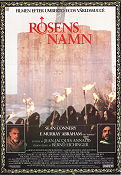 Rosens namn 1986 poster Sean Connery F Murray Abraham Jean-Jacques Annaud Text: Umberto Eco Religion