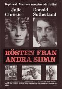 Rösten från andra sidan 1973 poster Julie Christie Donald Sutherland Hilary Mason Nicolas Roeg