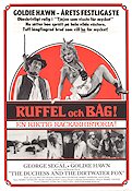 Ruffel och båg 1977 poster George Segal Goldie Hawn Melvin Frank